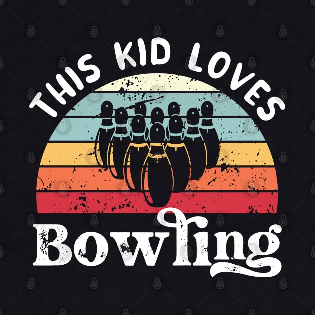 This Kid loves Bowling Boys Girls Gift by qwertydesigns